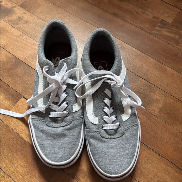 Vans Shoes - Vans Gray and White Women's Shoes